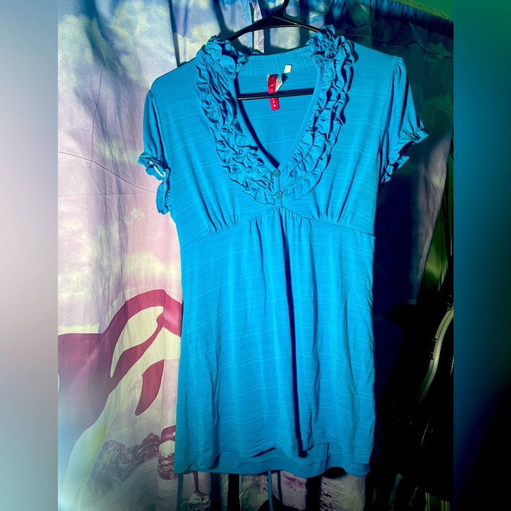 Heart Soul blue shirt
